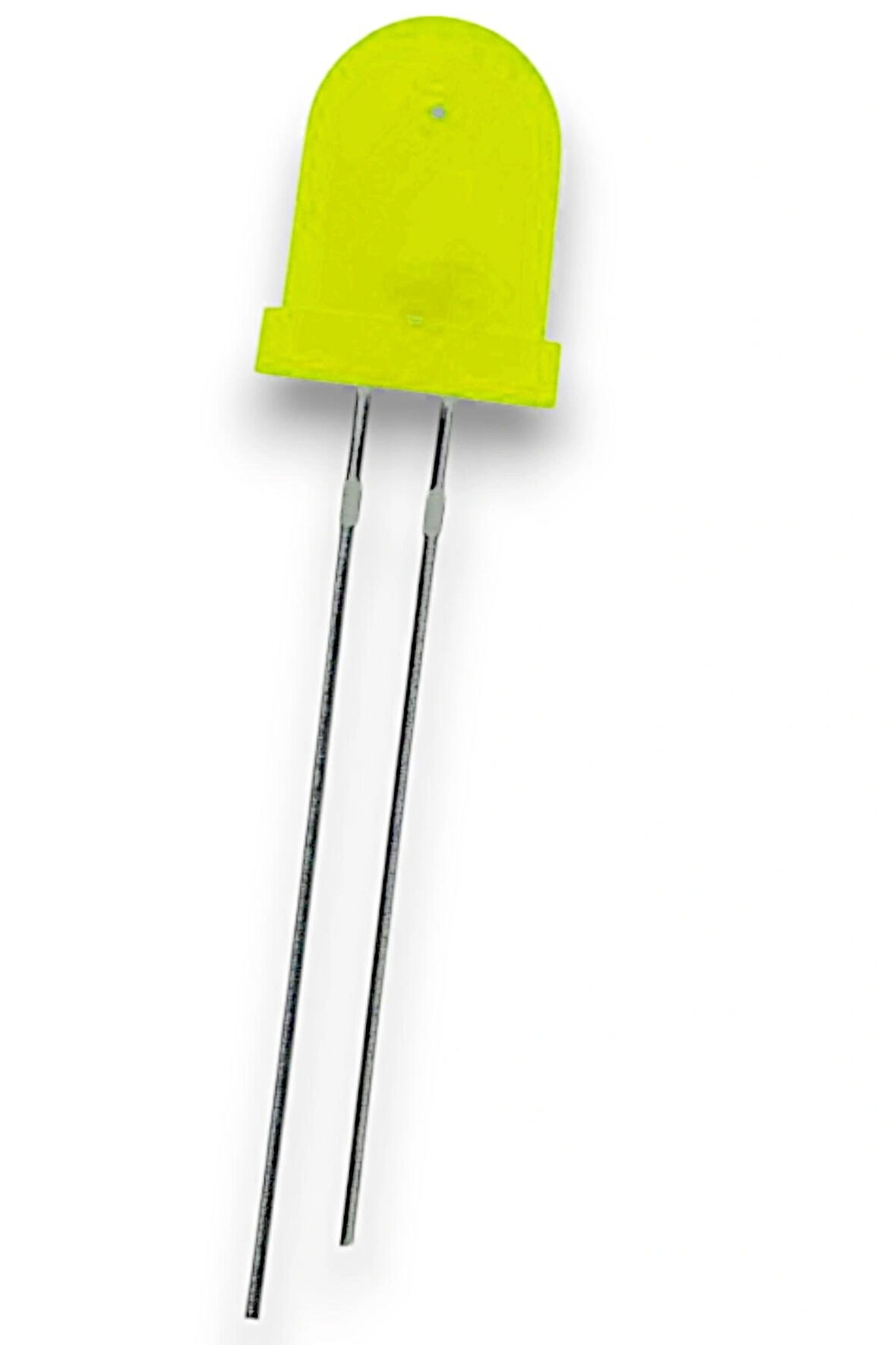 8mm Sarı Diffused Led - 50 Adet