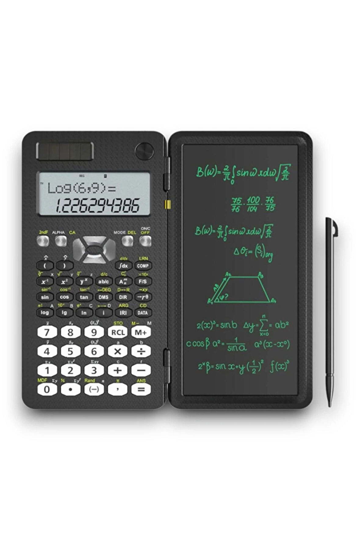 NY-991MS Yazma Tabletli Bilimsel Hesap Makinesi - Güneş Enerjili ve Pilli - 349 Fonksiyonlu