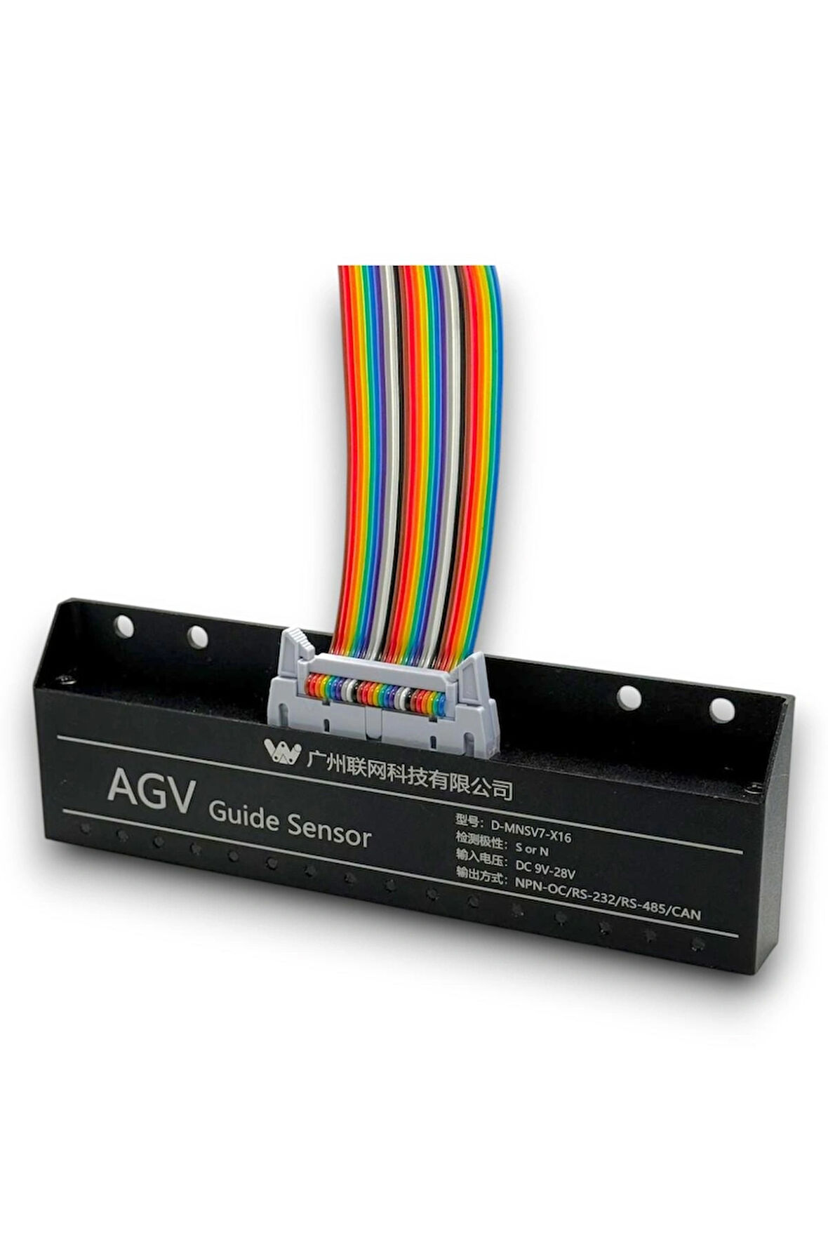 AGV Guide Sensor, D-MNSV7-X16, Manyetik Navigasyon Sensörü, Manyetik Takip ve Hat Sensörü