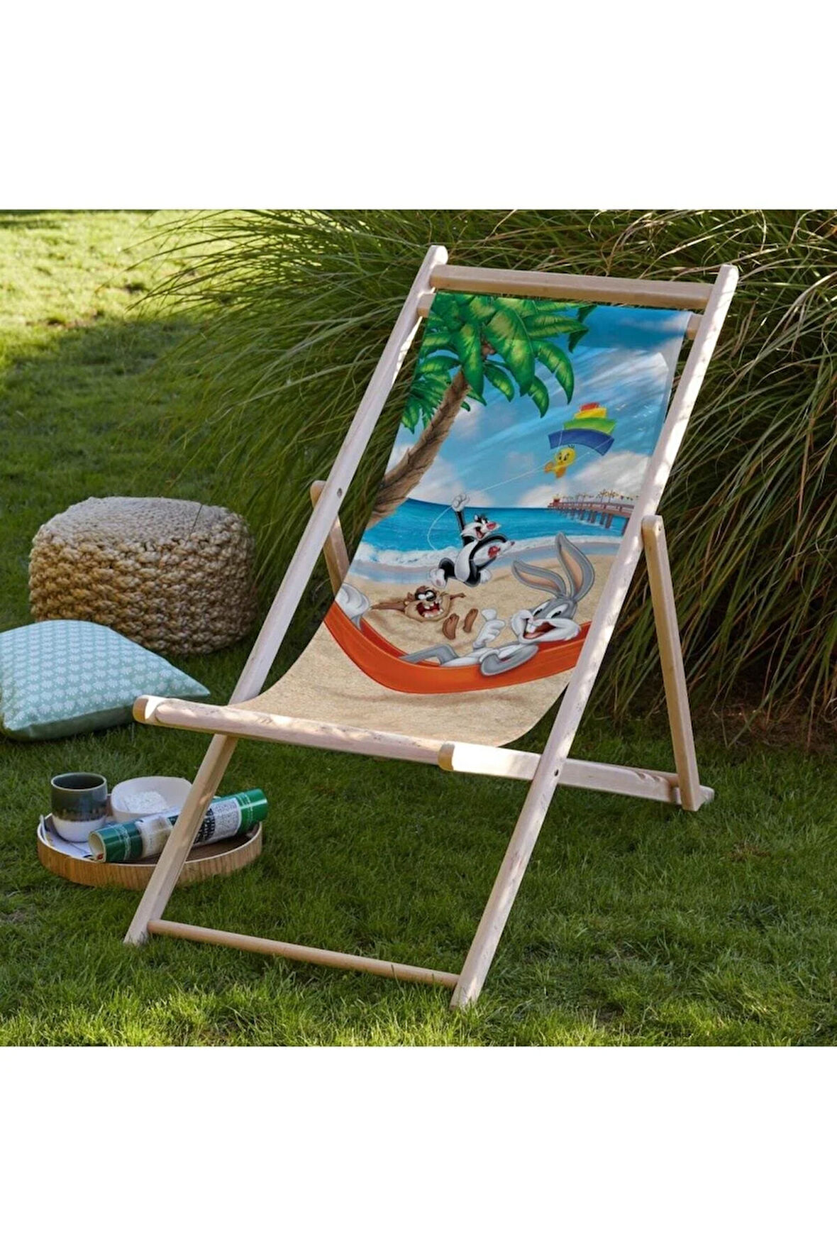 Home Looney Tunes Team And Bugs Bunny Şezlong