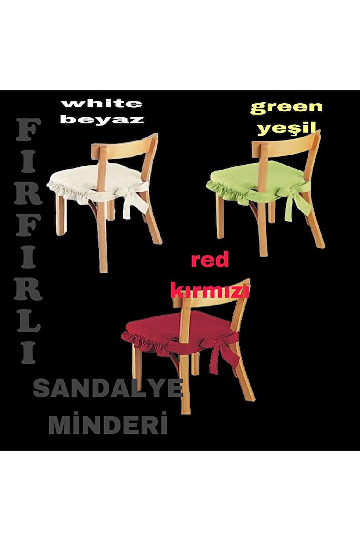 Fırfırlı Sandalye Minderi