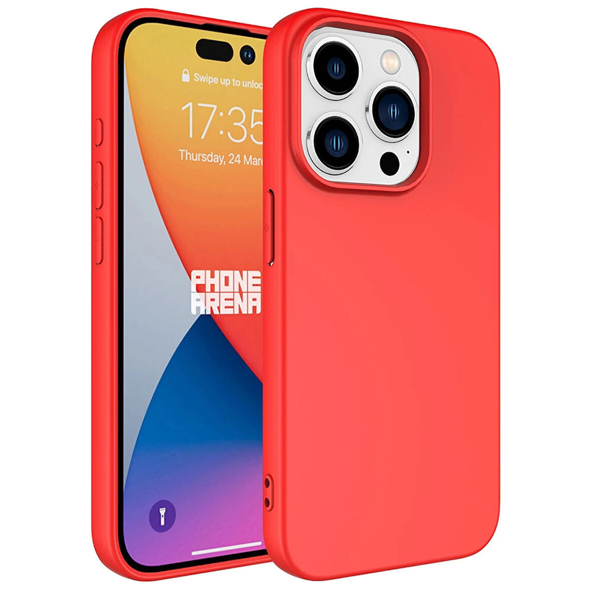 iPhone 15 Pro Uyumlu Kılıf İç Yüzeyi Kadife LSR Lansman Kapak