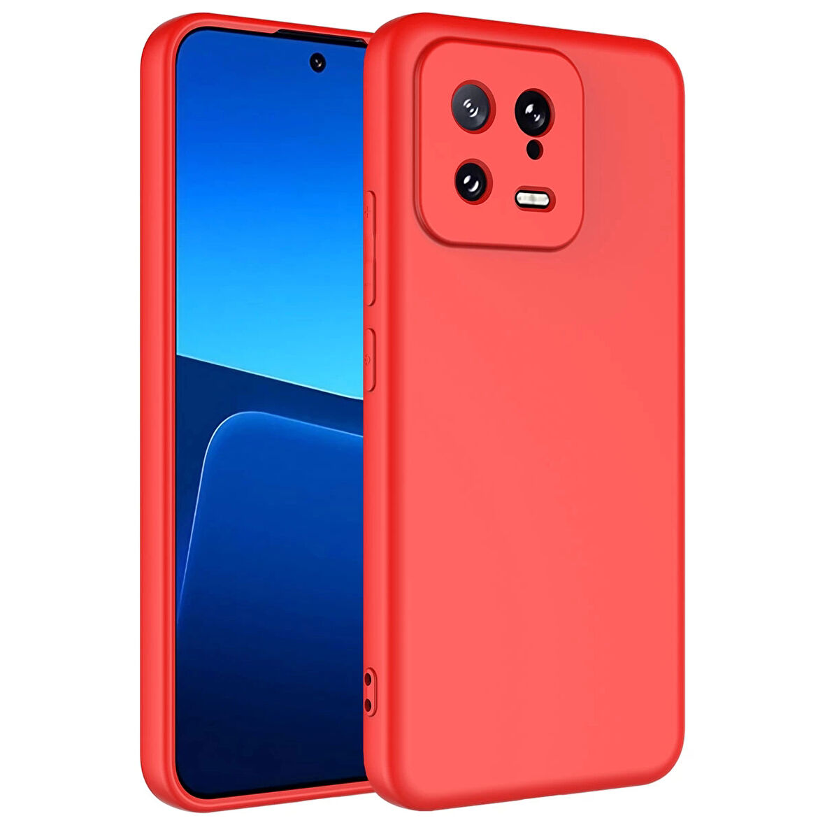 Xiaomi Mi 13 Uyumlu Kılıf İç Yüzeyi Kadife Lansman Kapak