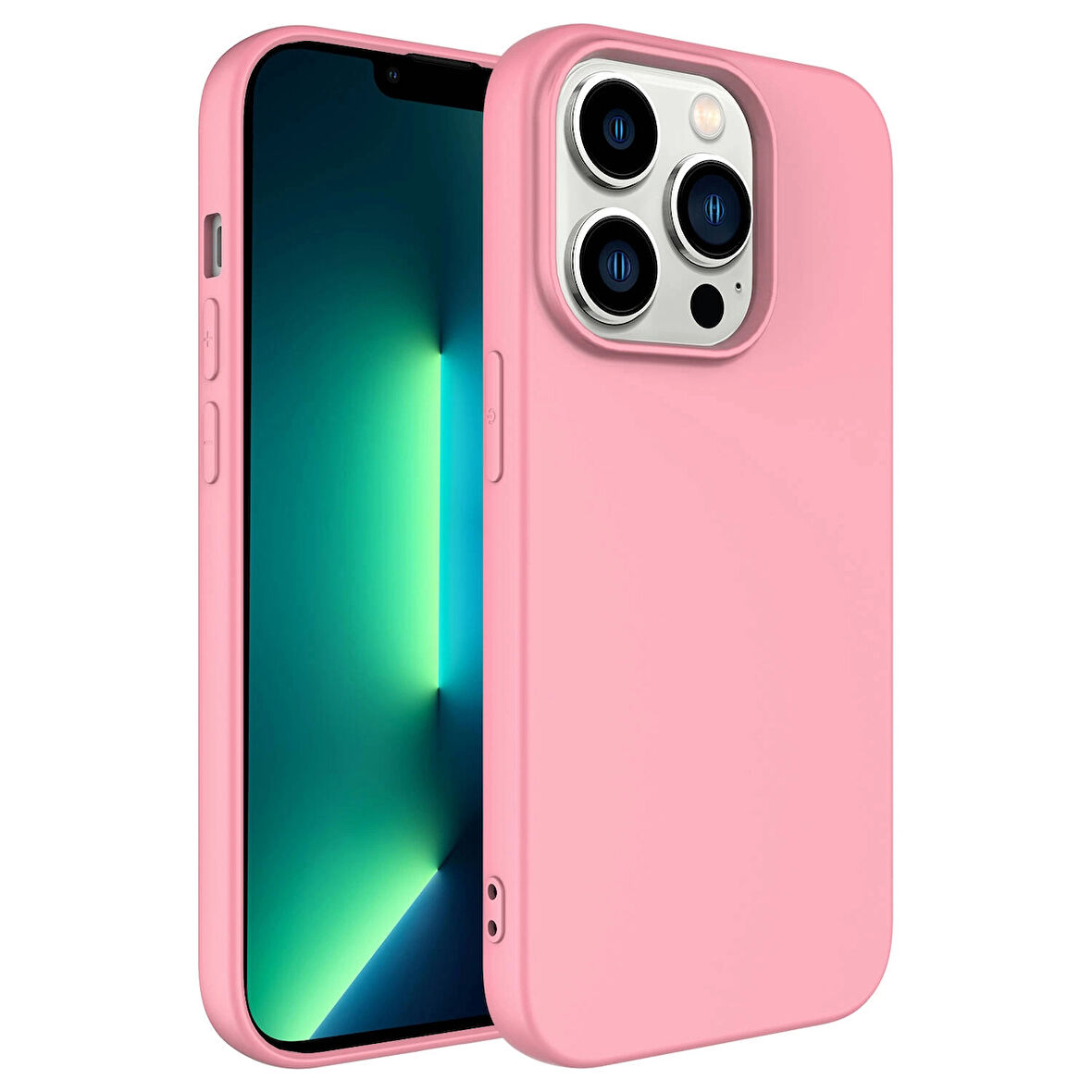 iPhone 14 Pro Max Uyumlu Kılıf İç Yüzeyi Kadife LSR Lansman Kapak