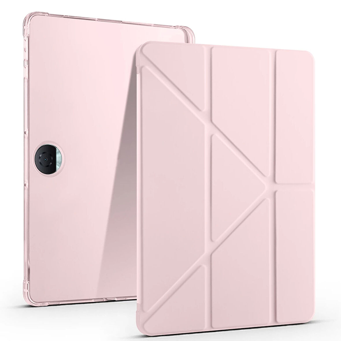 Honor Pad 9 Uyumlu Kılıf Tri Folding Kalem Bölmeli Standlı Kılıf