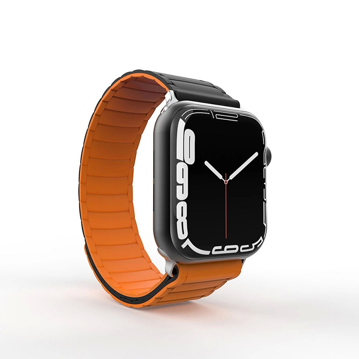 Apple Watch 7 41mm Uyumlu KRD-122 Silikon Kordon Strap Kayış