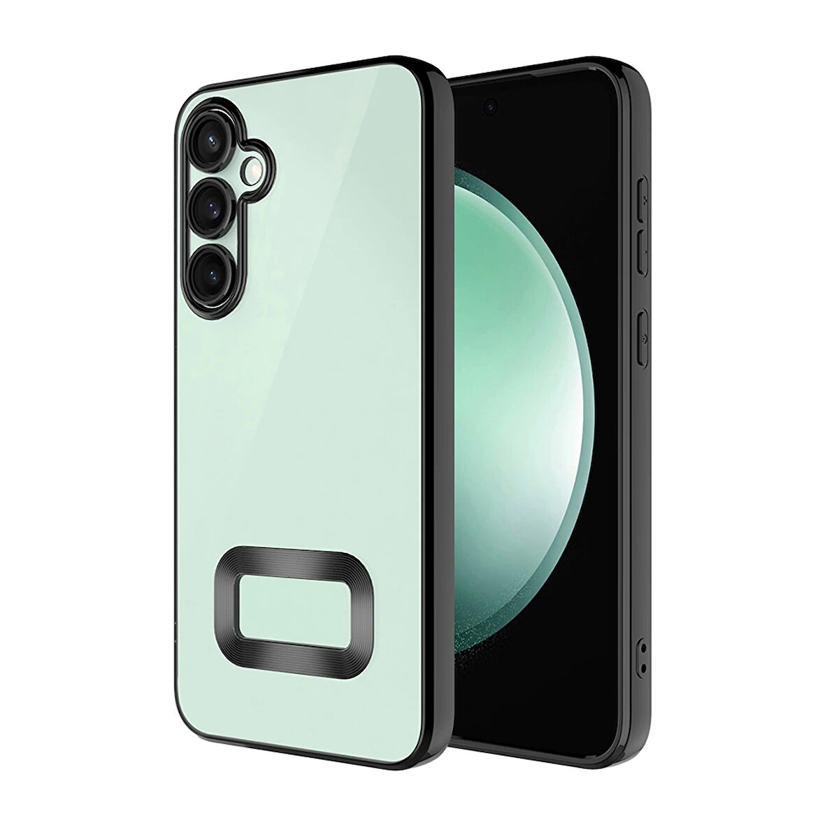 Galaxy A16 Uyumlu Kılıf Kamera Korumalı Logo Gösteren Omega Kapak