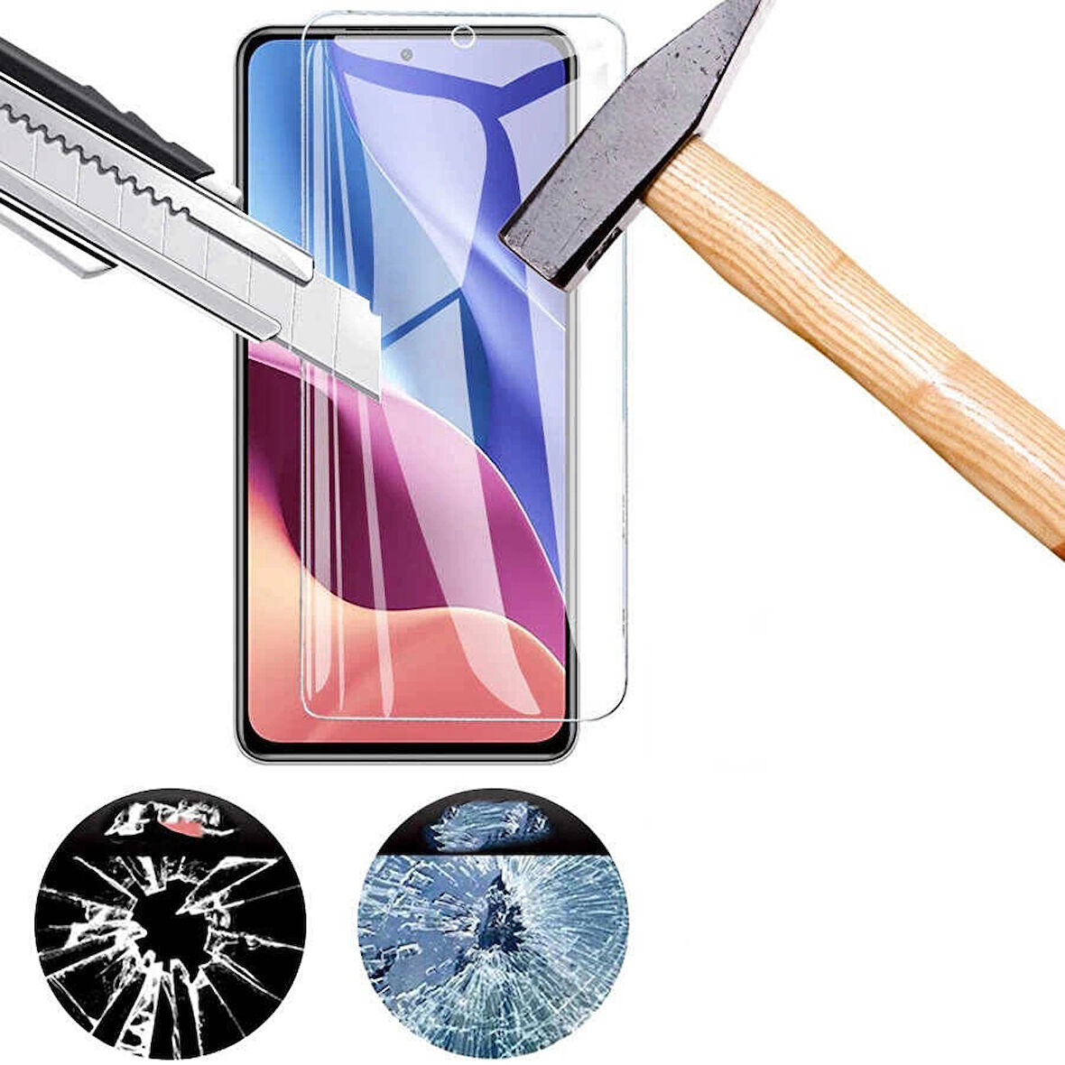 Xiaomi Poco X7 Pro Uyumlu Maxi Glass Temperli Cam Ekran Koruyucu