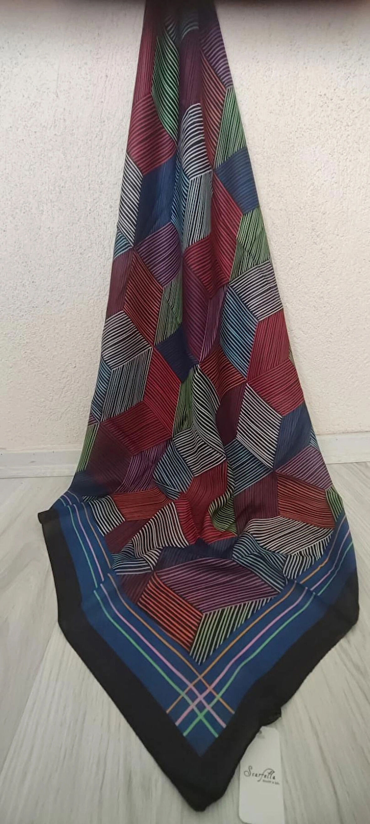 Scarfella sport eşarp siyah 