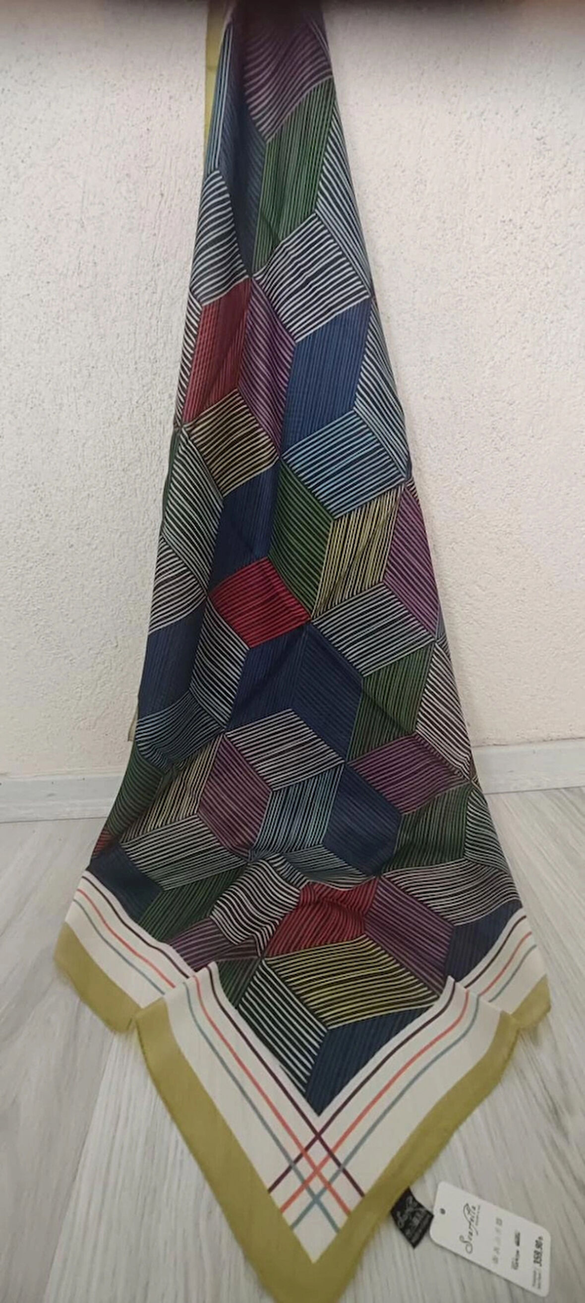 Scarfella sport eşarp yağyeşil