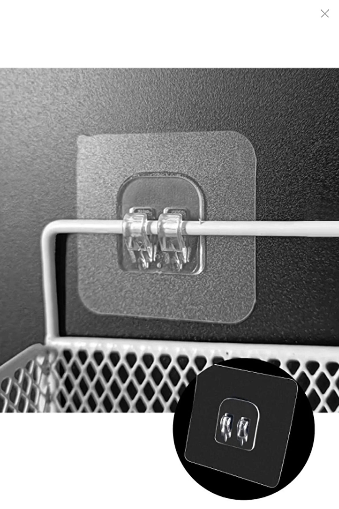 1 Adet - Deliksiz Montaj Yapışkanlı Kanca – İz Bırakmayan Pratik Çözüm