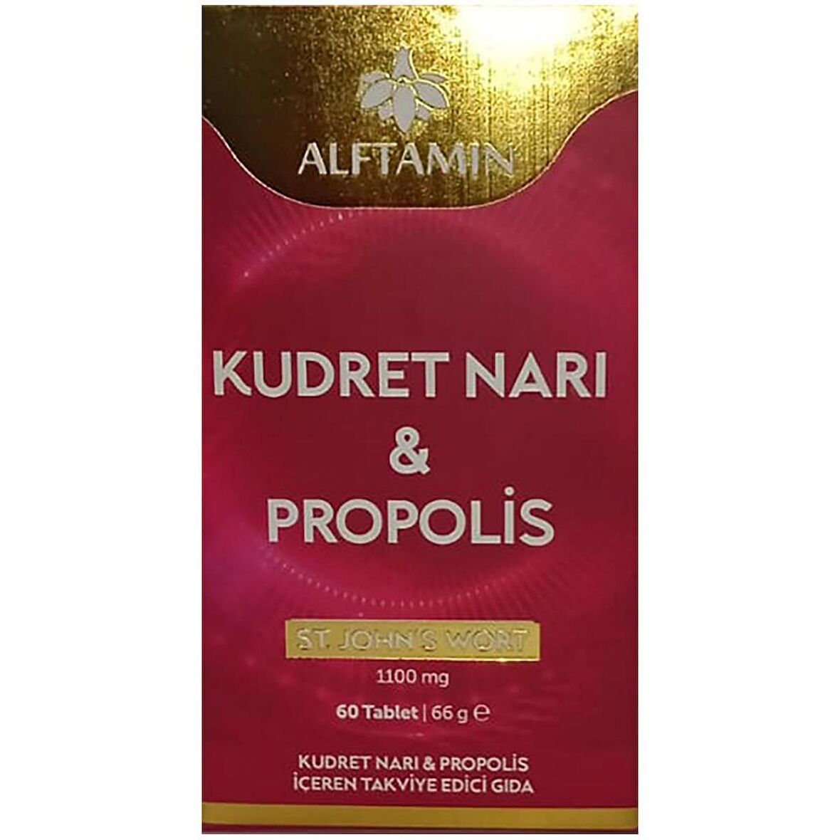 Aftamin Kudret Narı Propolis 1100 Mg 60 Tablet 