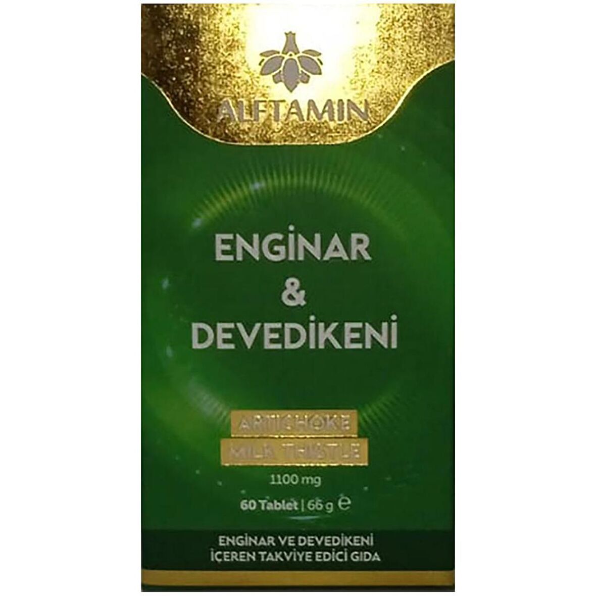 Aftamin Enginar & Devedikeni 1100 Mg 60 Tablet