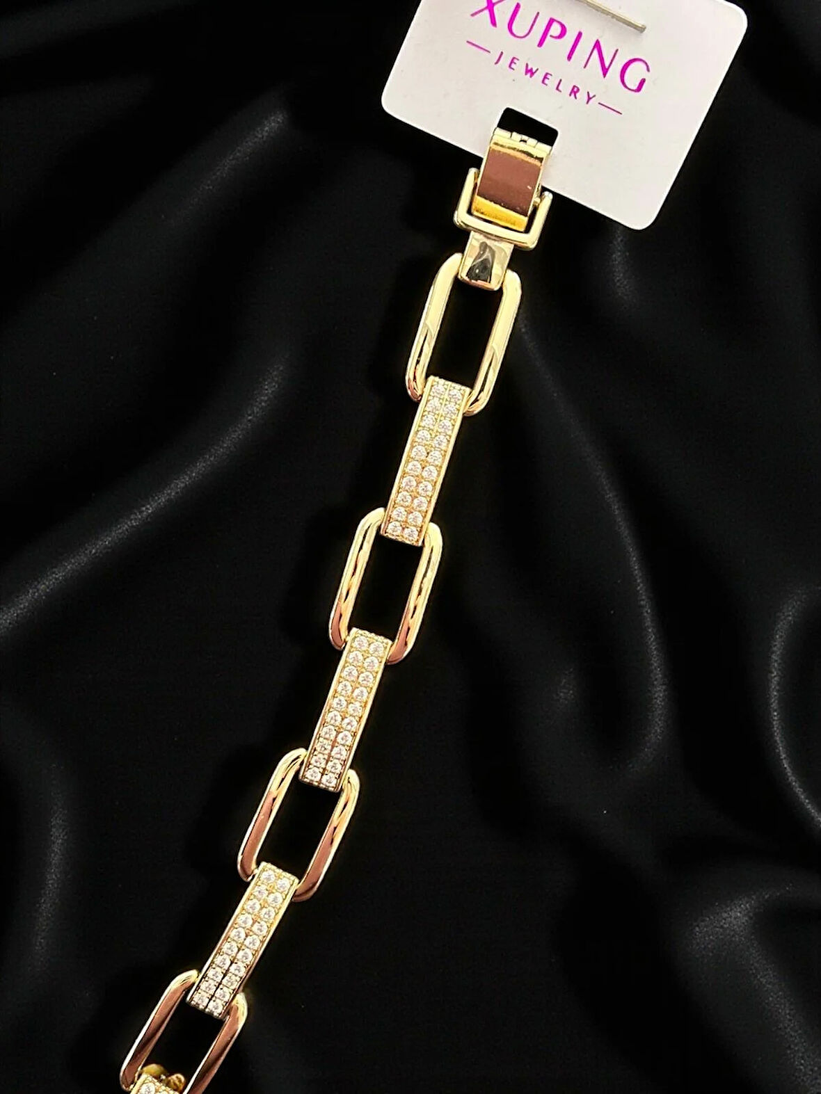 Xuping Gold Taşlı Paslanmaz Bileklik 14K
