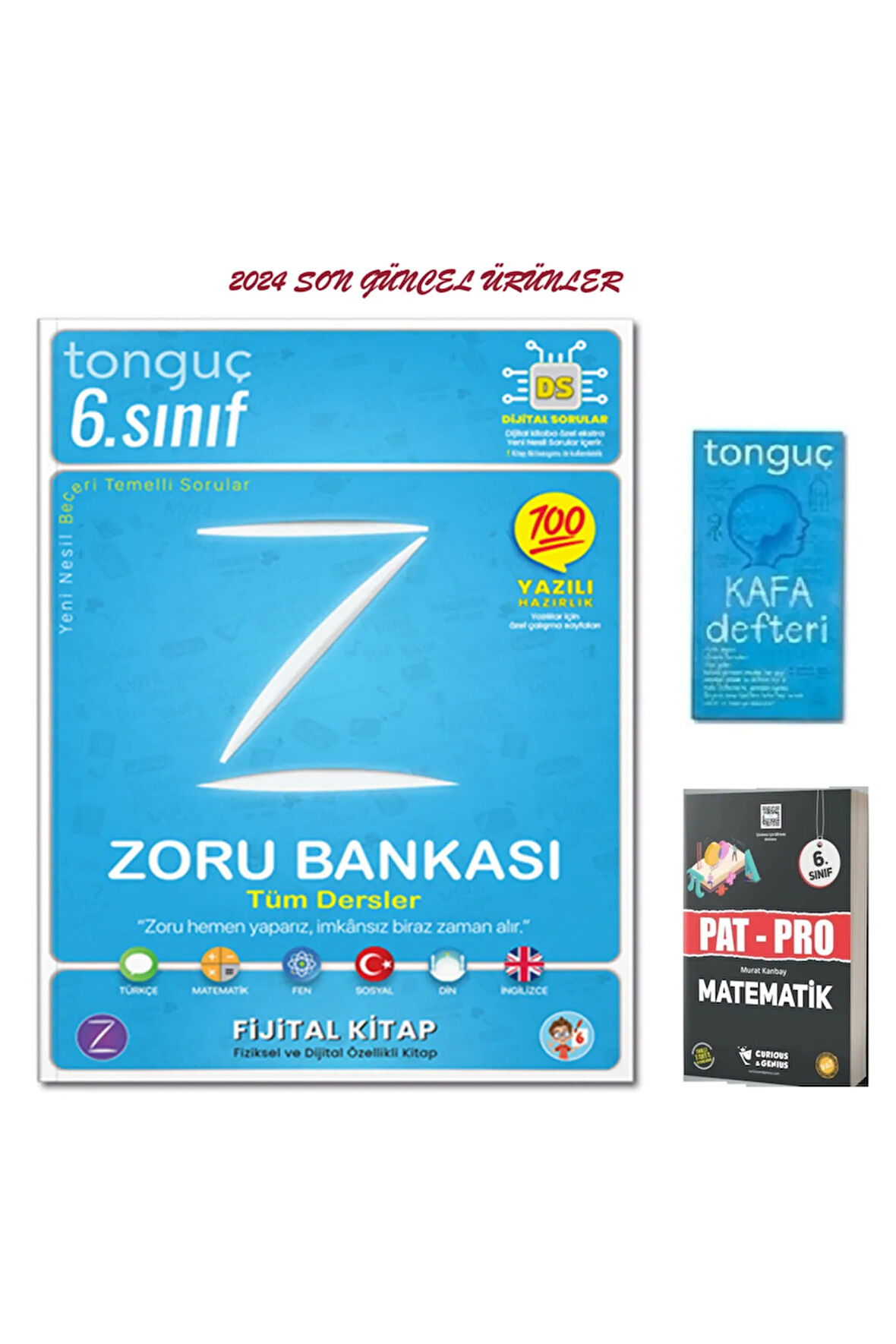 6. Sınıf Tüm Dersler Eko Zoru Bankası Ve Pat-pro Matematik Soru Bankası Ile Kafa Defteri Hediyemiz