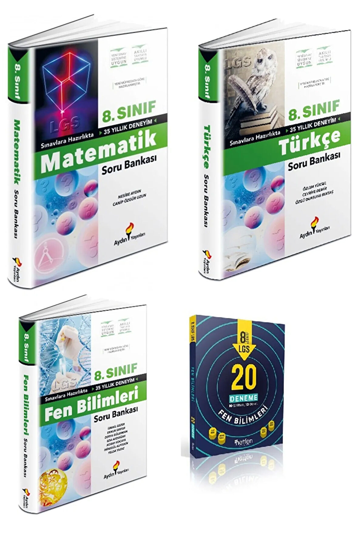 8. Sınıf Türkçe Matematik ve Fen Bilimleri Soru Bankası Seti Kampanyada