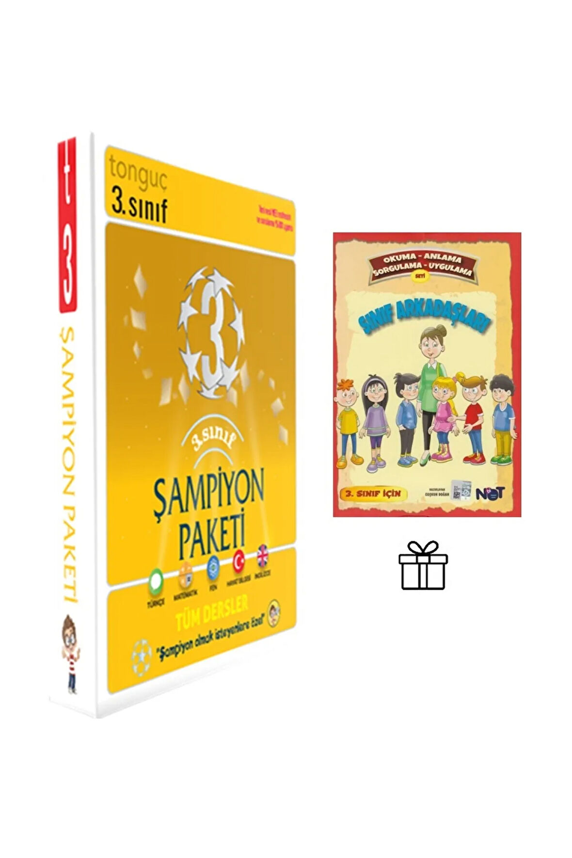 3. Sınıf Şampiyon Paketi 2024 Güncellenmiş ve Binot Sınıf Arkadaşları Hikaye Kitabı Hediye !!!