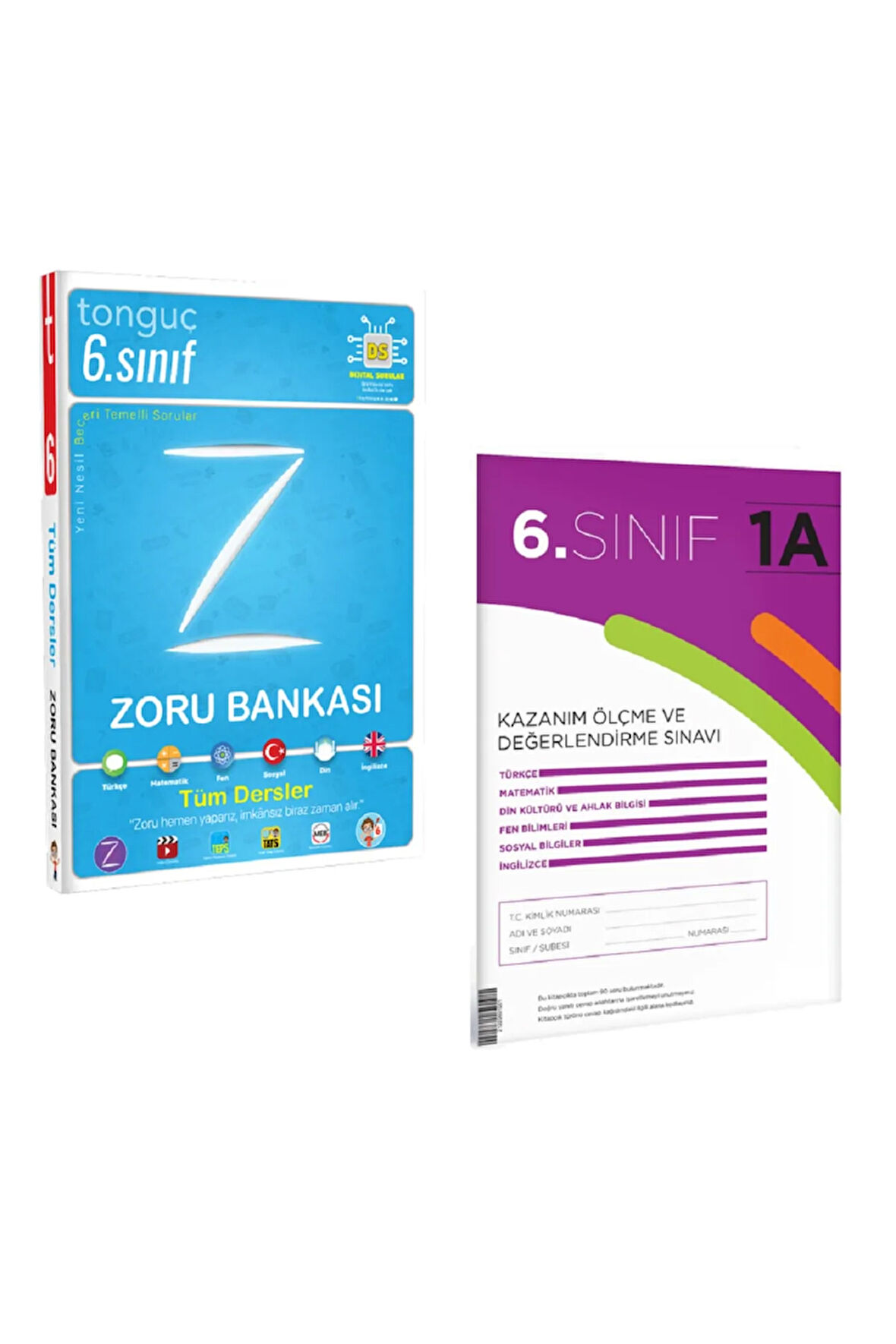 6. Sınıf Zoru Bankası Tüm Dersler Ve Kazanım Ölçme Ve Değerlendirme Sınavı (2 Adet)