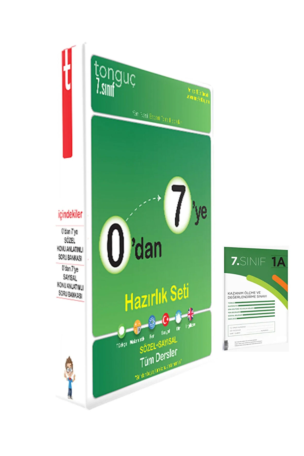 Tonguç 0'dan 7'ye Konu Anlatımlı Soru Bankası Seti (2 Kitap+1 Deneme)