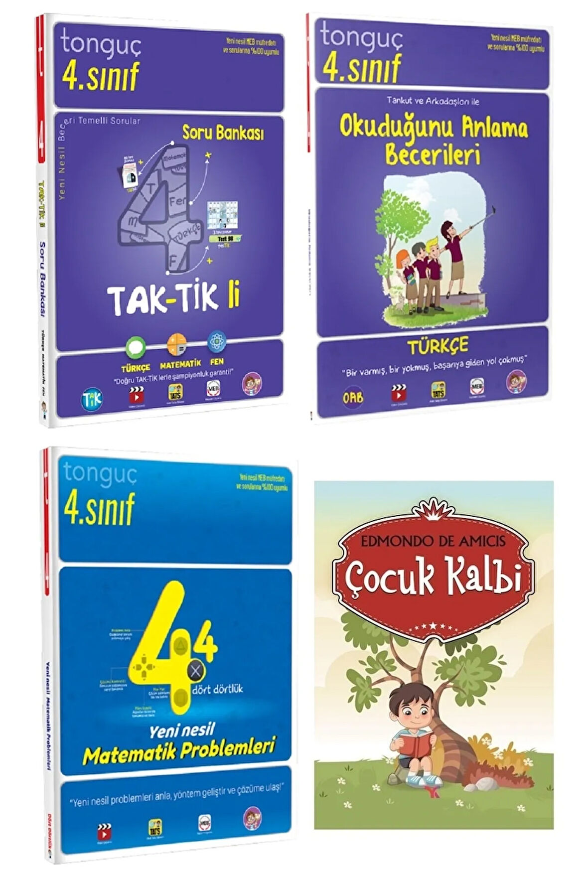 4. Sınıf Taktikli Soru Bankası 4. Sınıf Türkçe Okuduğunu Anlama Becerileri-dört Dörtlük Matematik