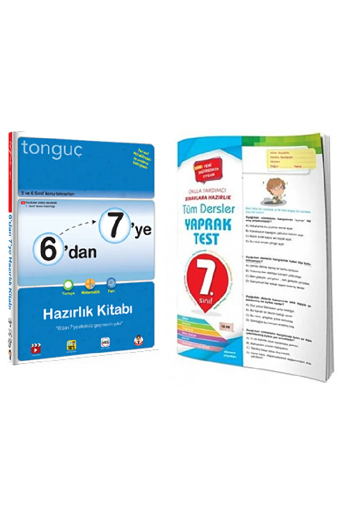 6'dan 7'ye Hazırlık Kitabı Ve 7. Sınıf Yaprak Test