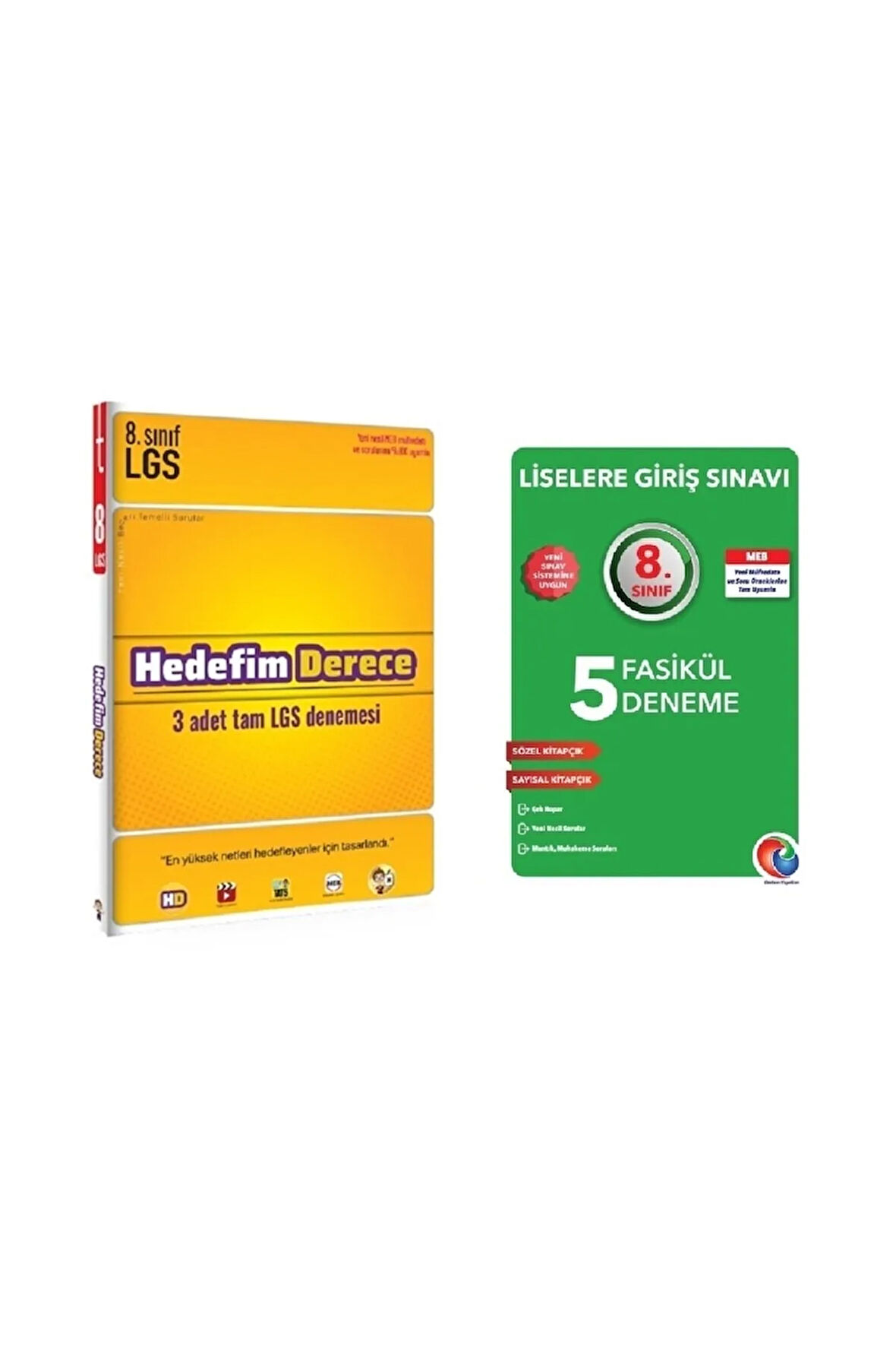 Tonguç 8. Sınıf Lgs Hedefim Derece Denemeleri Ve 5'li Deneme