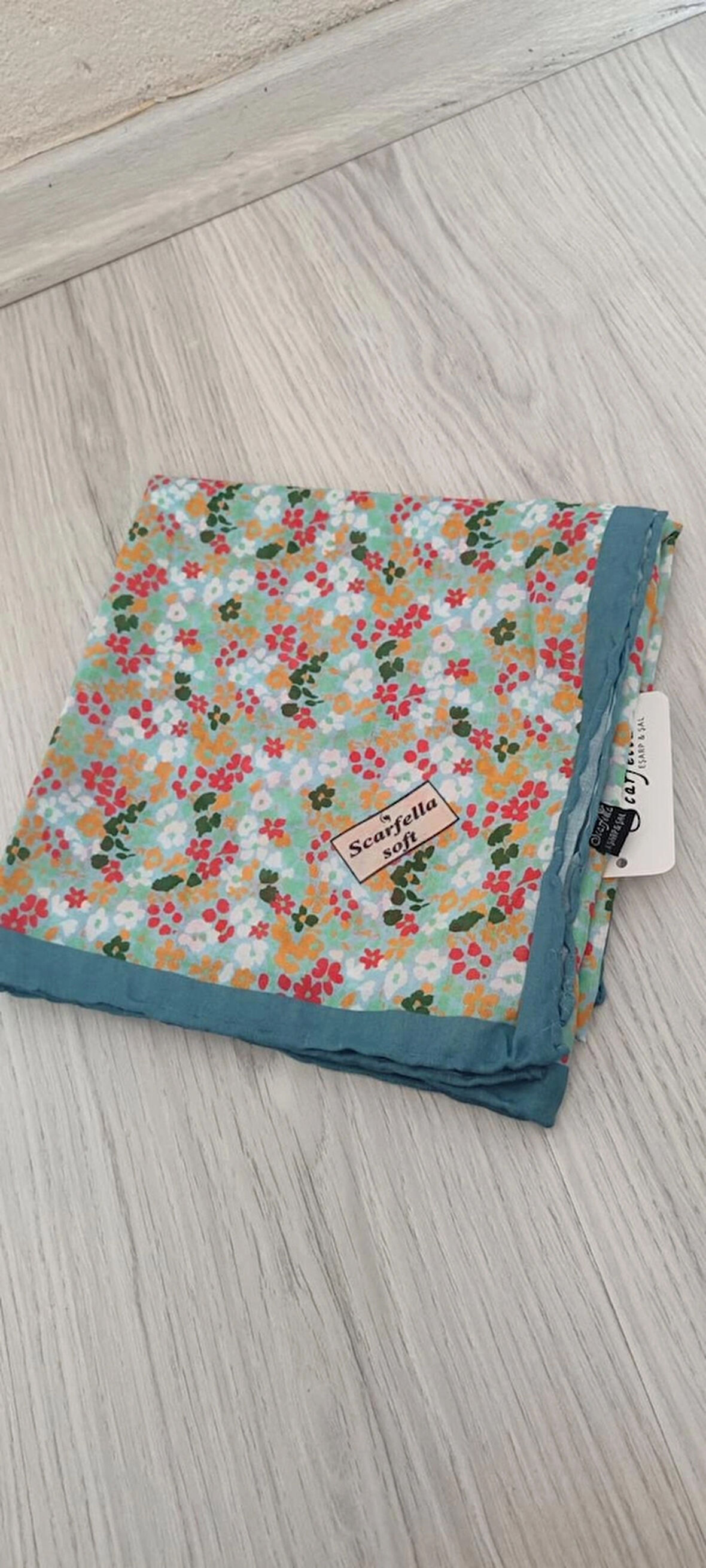 Scarfella Soft Eşarp yeşil 
