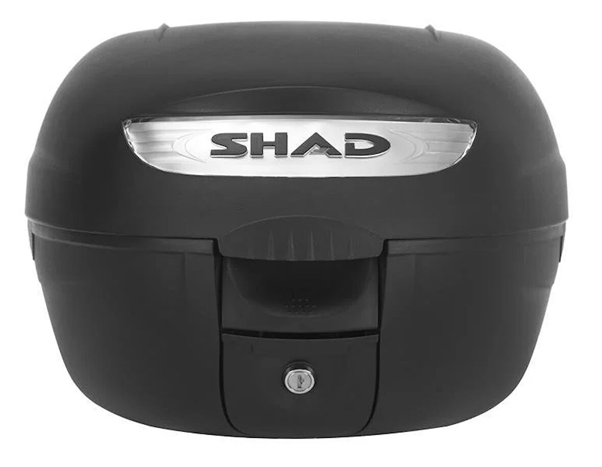 SHAD SHAD SH26 SİYAH MOTOSİKLET ARKA ÇANTA TOPCASE