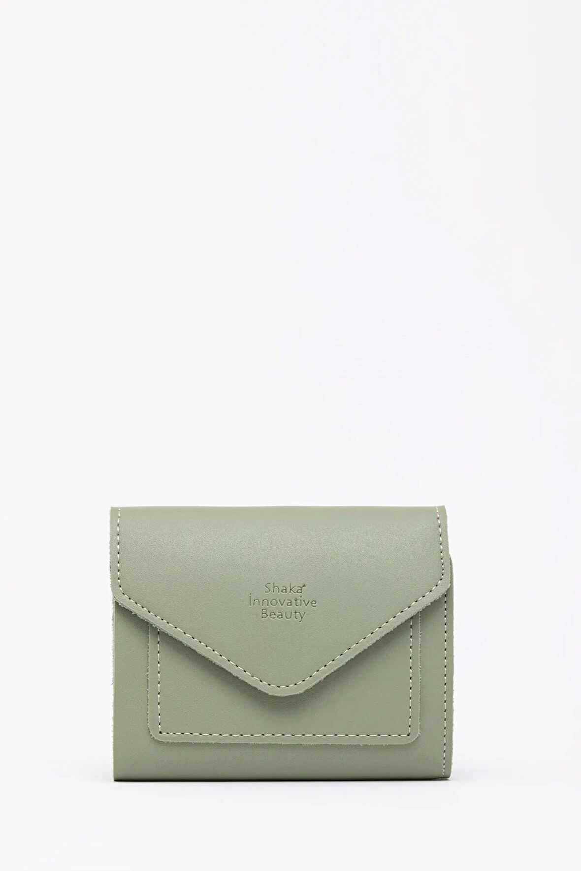 Suni Deri Bozuk Ve Kağıt Para Bölmeli Çıtçıtlı Kartlıklı Orta Boy Zarf Model Cepli Cüzdan