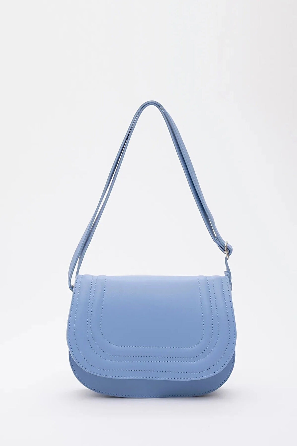 Suni Deri 2 Bölmeli Ayarlanabilir Şık ve Ergonomik Askılı Kol Ve Omuz Çantası