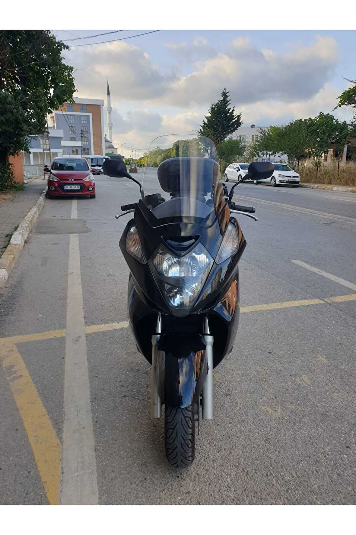 MOTOCAM Honda Silverwing FJS 400 Siperlik Ön Cam 2001-2012 Model 52cm Şeffaf Renkli 4mm