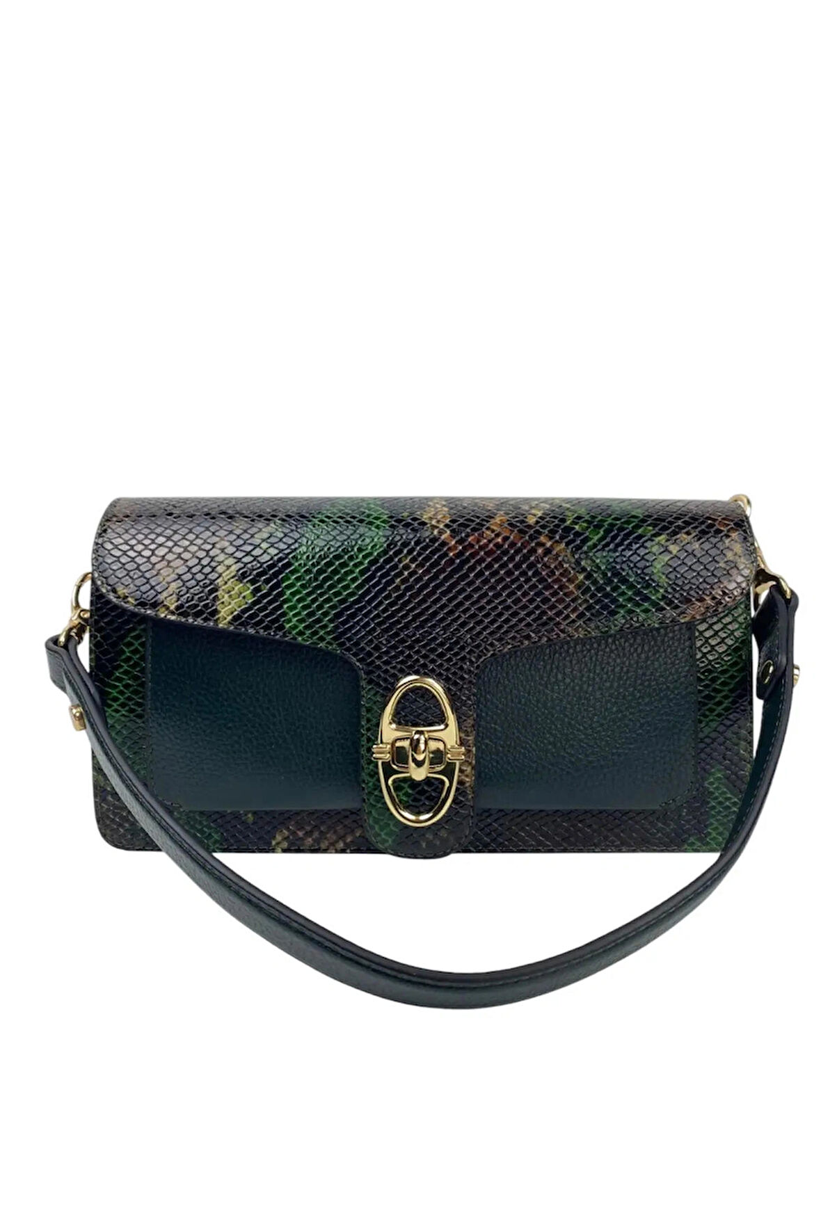 Skarlet Hakiki Deri Kadın Omuz Çantası