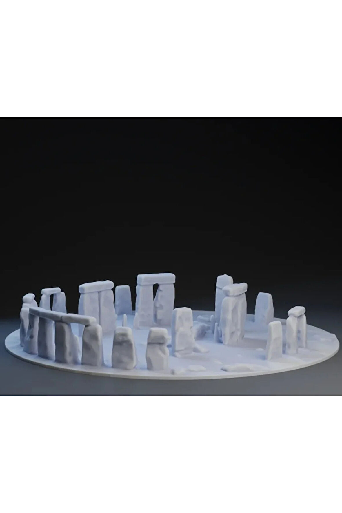 Stonehenge Masaüstü Figürü (3D Baskı)