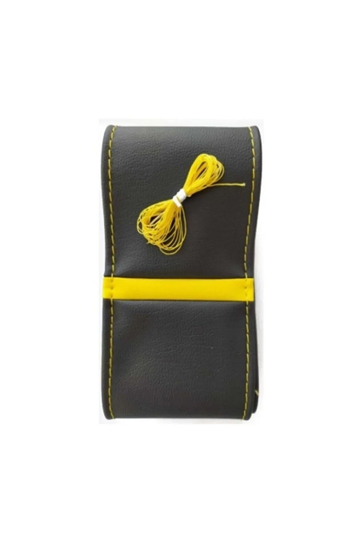 Tofaş Şahin Doğan Uyumlu Soft Sarı Yüzüklü Dikmeli Direksiyon Kılıf