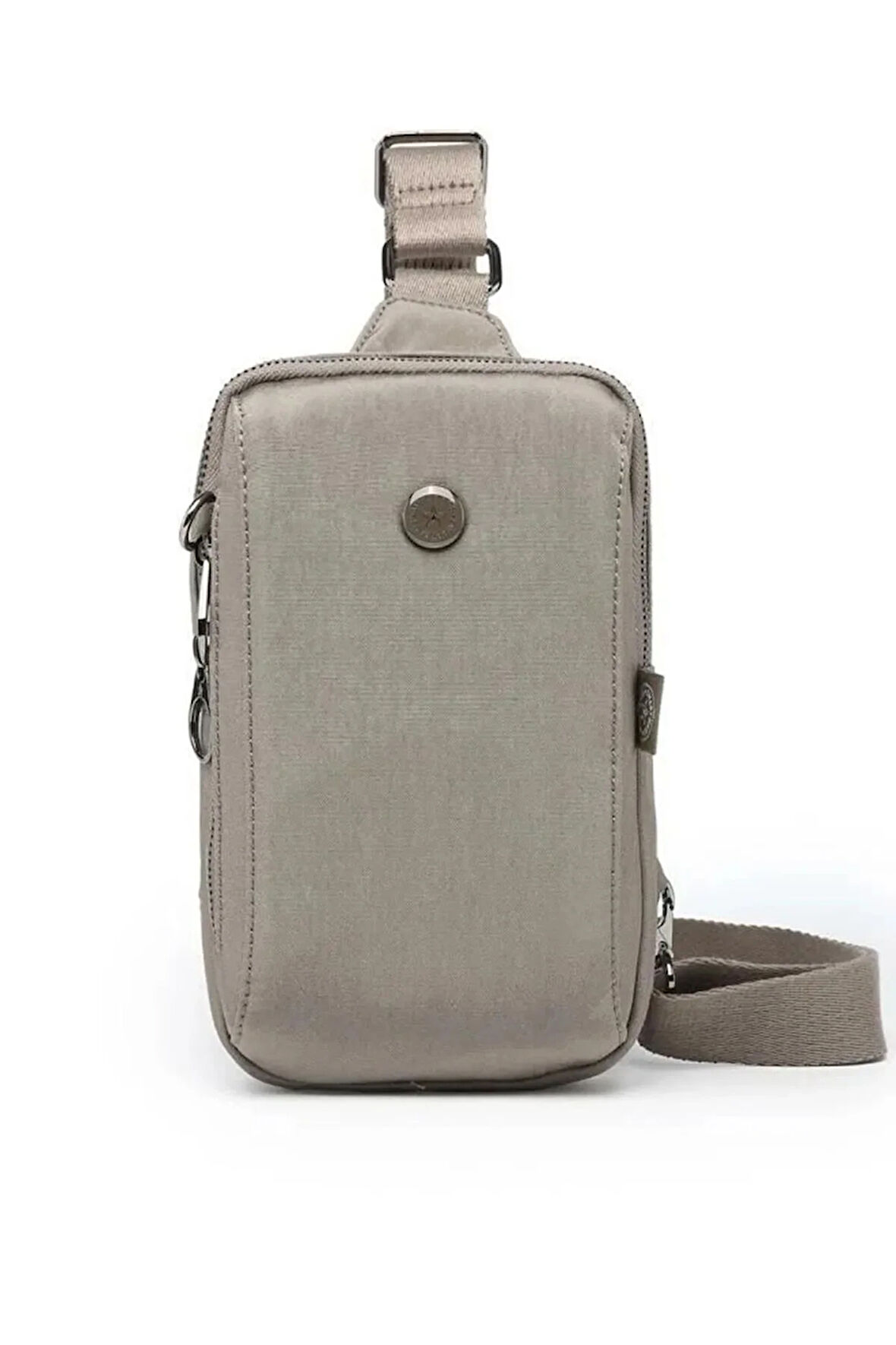 Nano Metalik Kumaş Bodybag Postacı Çantası