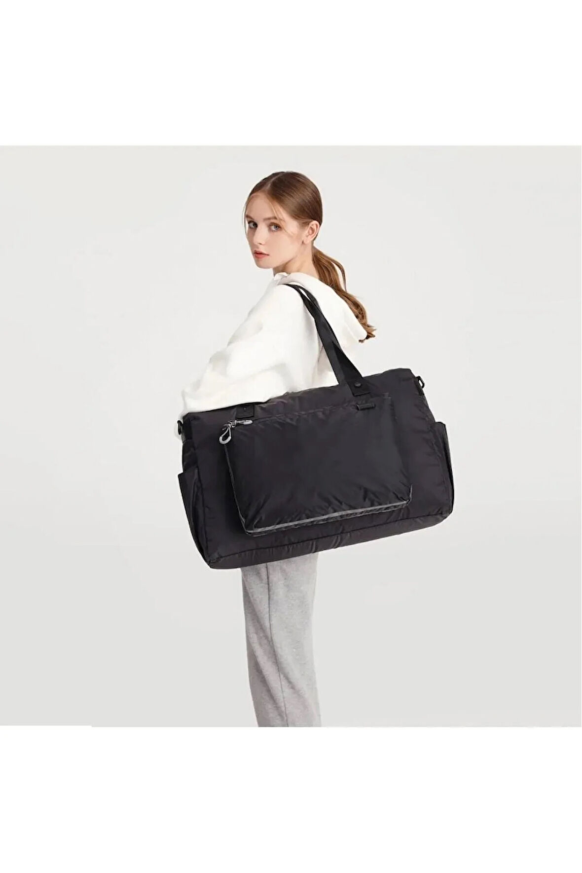 Battal Boy Ekstra Hafif Uniseks Seyahat Çantası Polyamid Kumaş