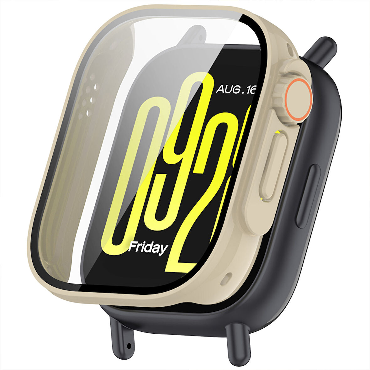 Redmi Watch 5 Active İle Uyumlu Kasa ve Ekran Koruyucu Watch Ultra Saat Görünüm'e Dönüştürücü