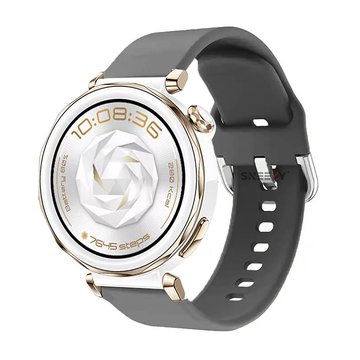 Huawei Watch GT5 Pro 42mm İle Uyumlu Yumuşak PureLux Soft Tokalı Silikon Kordon