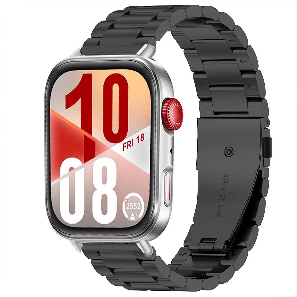 Huawei Watch Fit 4 Fit 4 Pro Uyumlu Paslanmaz Döküm Çelik Metal Kordon Dayanıklı ve Şık