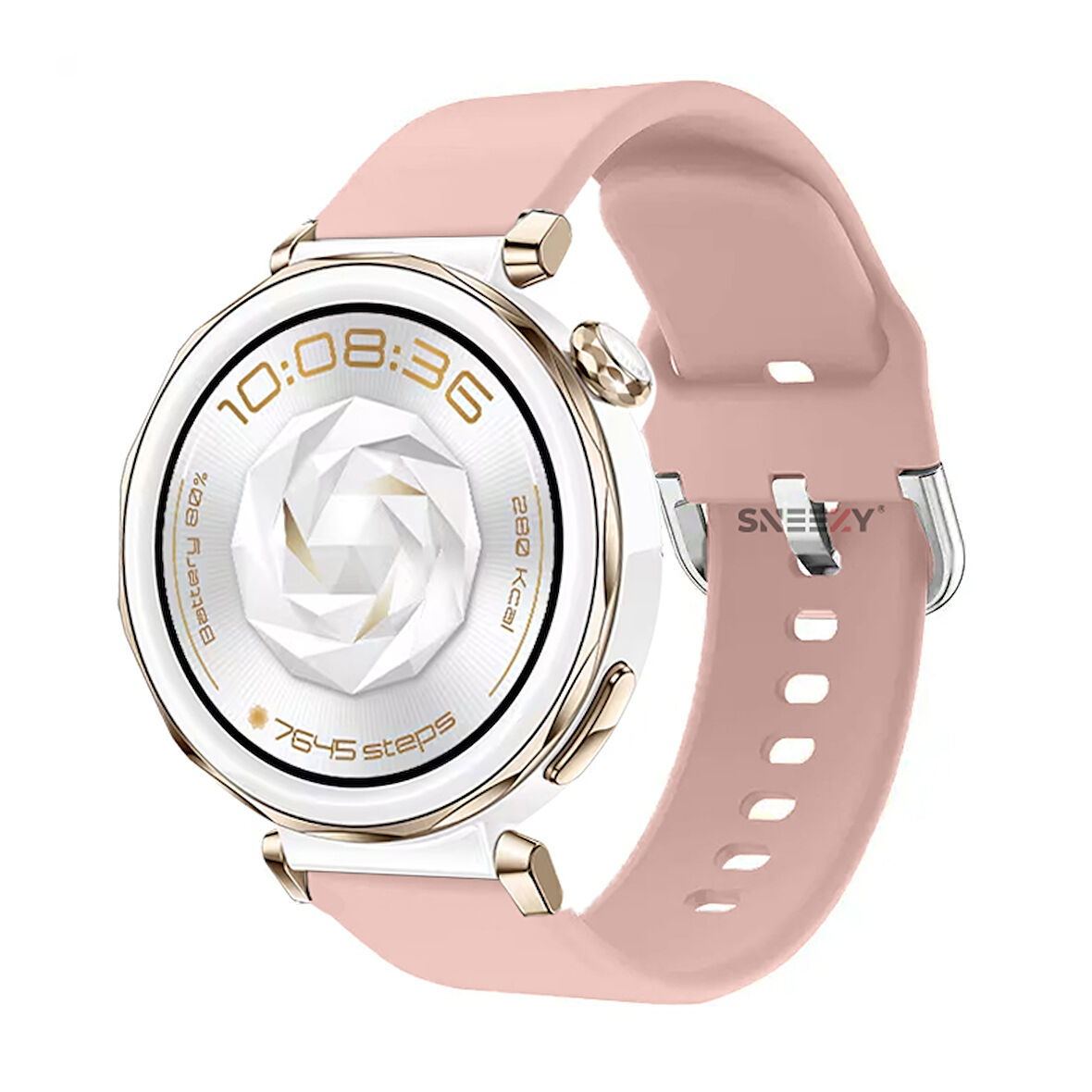 Huawei Watch GT5 Pro 42mm İle Uyumlu Yumuşak PureLux Soft Tokalı Silikon Kordon