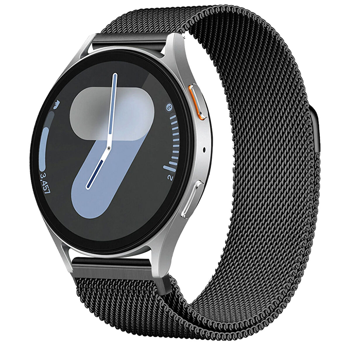 Samsung Galaxy Watch 4 5 6 7 Seri 40 42 43 44 46 47mm Uyumlu Manyetik Milanese Loop Metal Kordon 