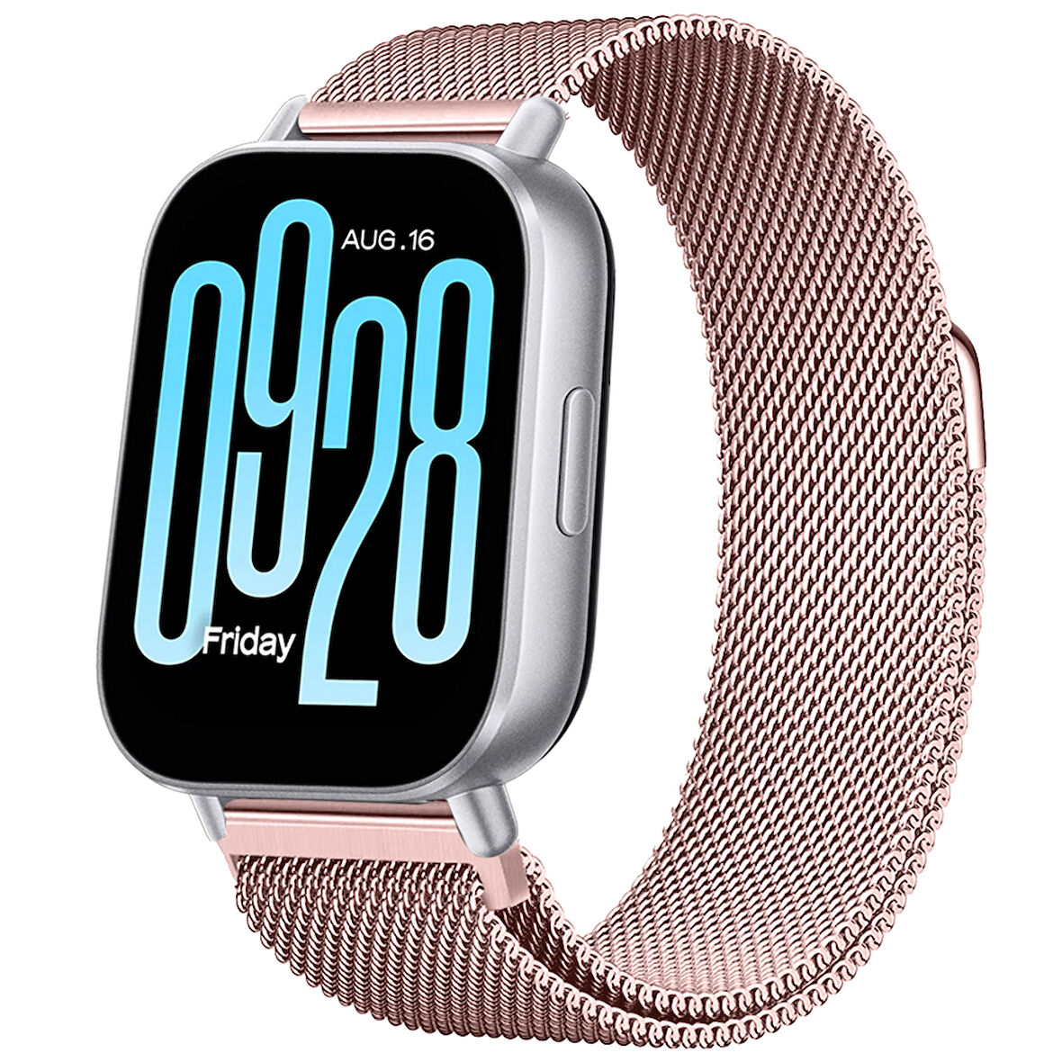 Redmi Watch 5 Active Redmi 5 Lite Uyumlu Kordon Manyetik Milanese Loop Metal Kordon 