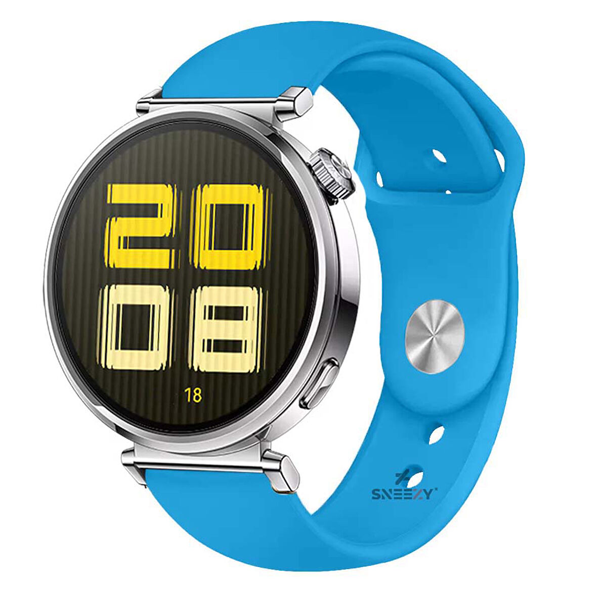 Sneezy Huawei Watch GT5 41mm İle Uyumlu A Kalite Yumuşak PureLux Soft Silikon Kordon