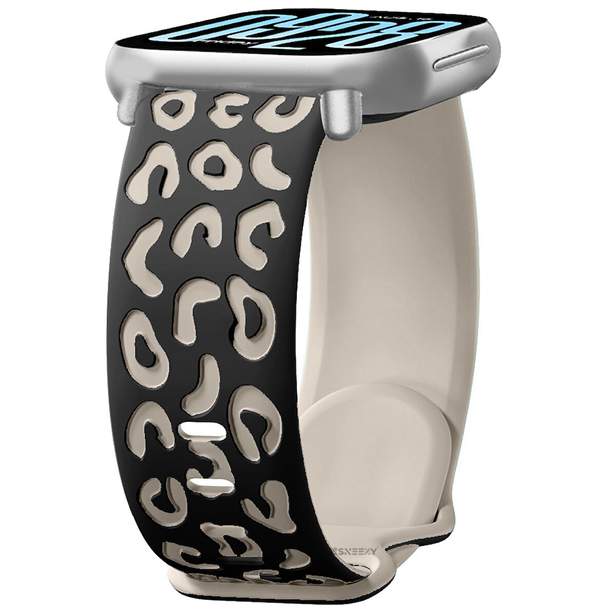 Redmi Watch 5 Lite Active İle Uyumlu Leopar Desenli Yumuşak Silikon Kordon