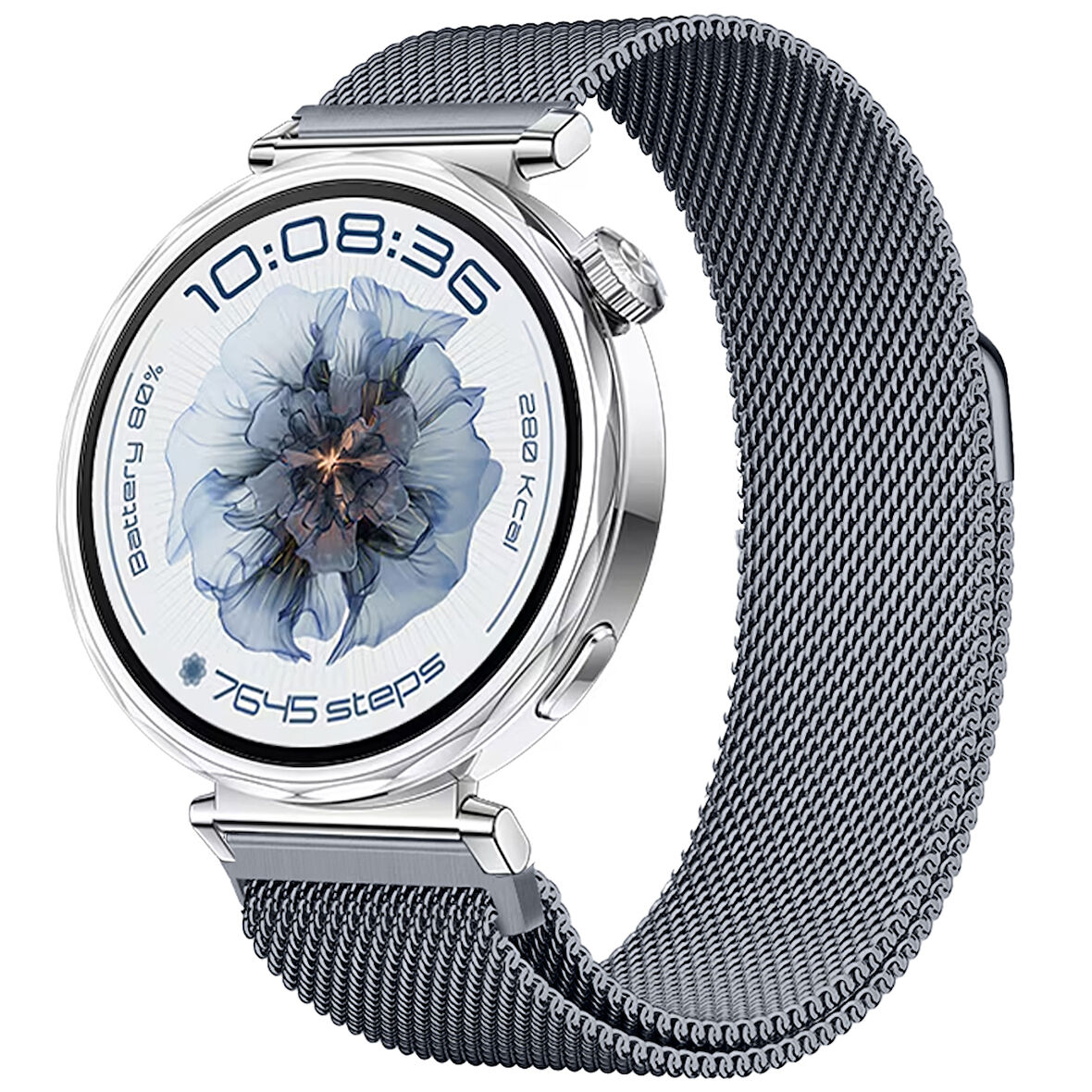 Huawei Watch GT5 41mm Uyumlu Manyetik Milanese Loop Metal Kordon 