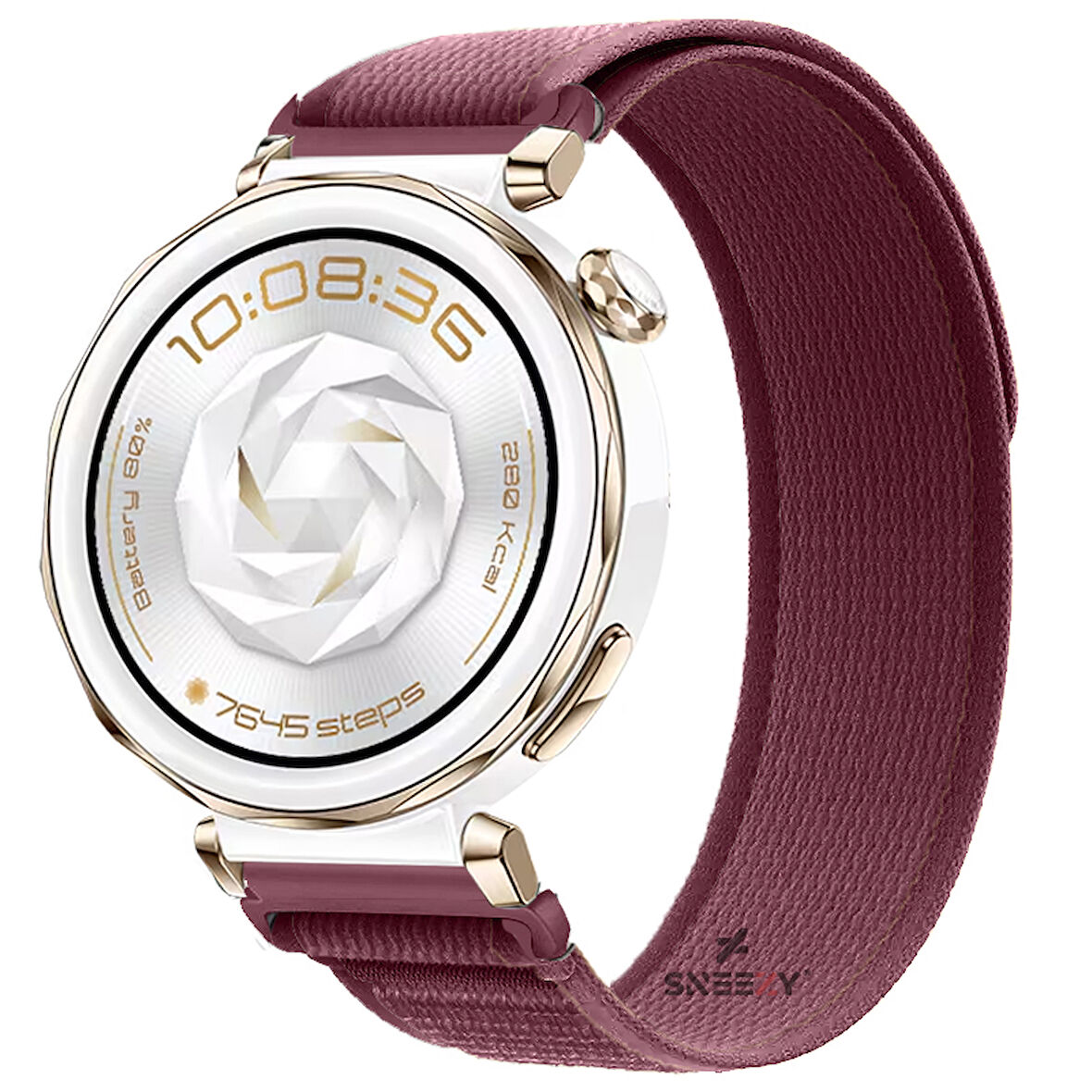 Huawei Watch GT5 Pro 42mm Uyumlu Kordon Trail Loop Cırtlı Yumuşak Kumaş Şık Kordon