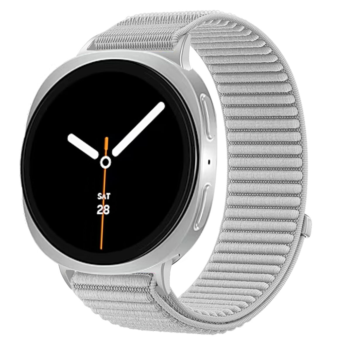 Samsung Galaxy Watch 8 44mm 40mm 47mm İle Uyumlu Naylon Spor Loop Kordon Ayarlanabilir Rahat ve Dayanıklı