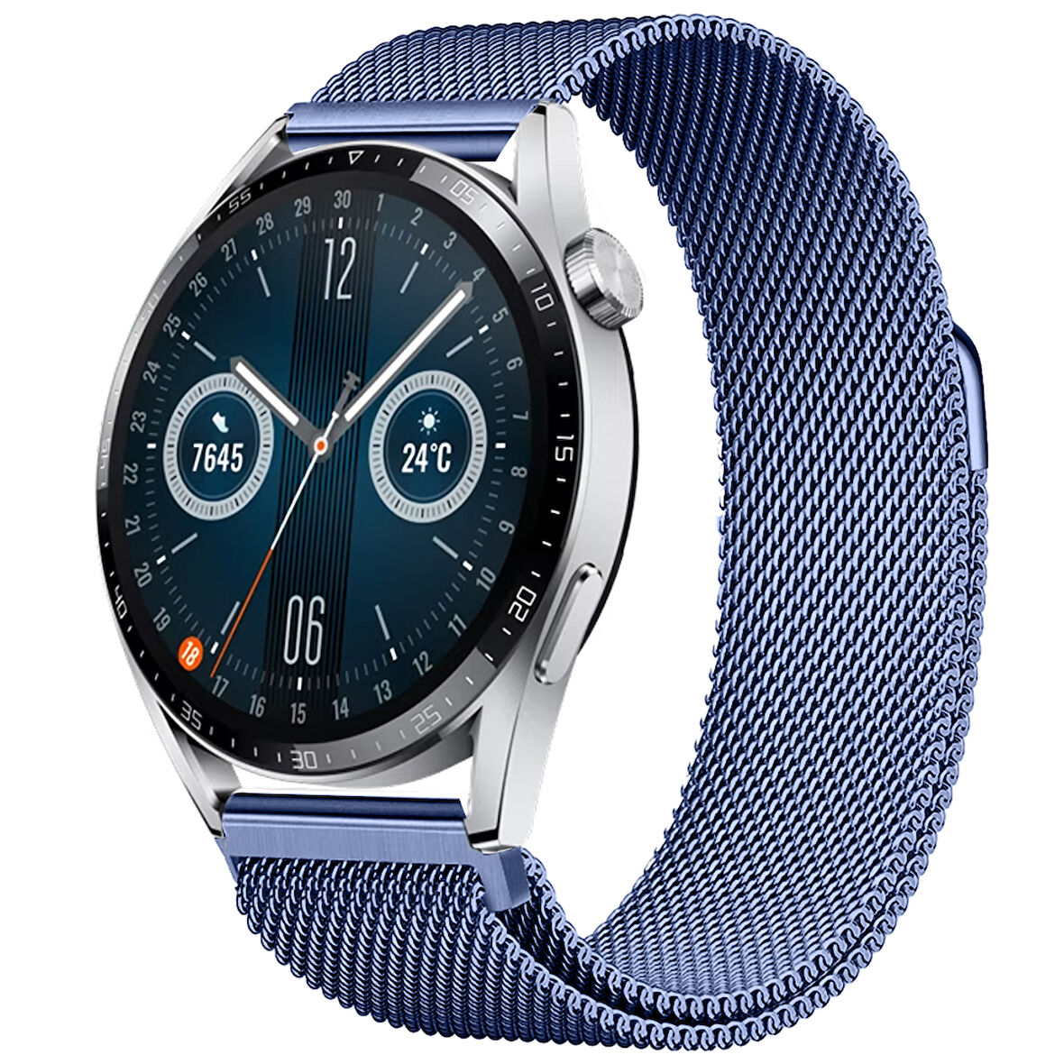Huawei Watch GT3 46mm GT3 Pro 46mm Gt2 46mm Gt2 Pro 46mm Uyumlu Manyetik Milanese Loop Metal Kordon