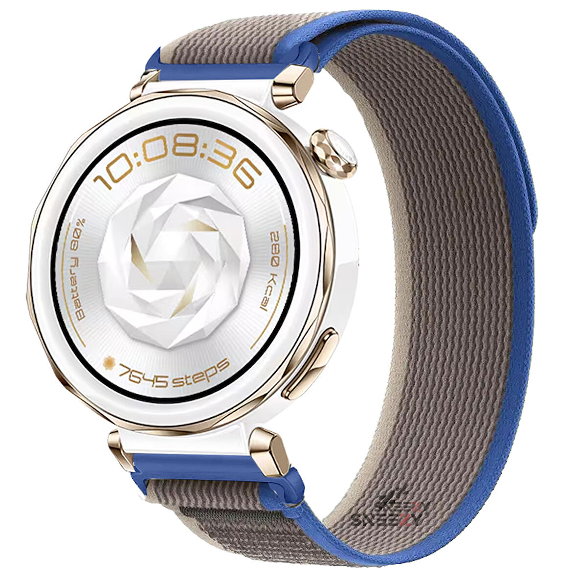 Huawei Watch GT5 Pro 42mm Uyumlu Kordon Trail Loop Cırtlı Yumuşak Kumaş Şık Kordon