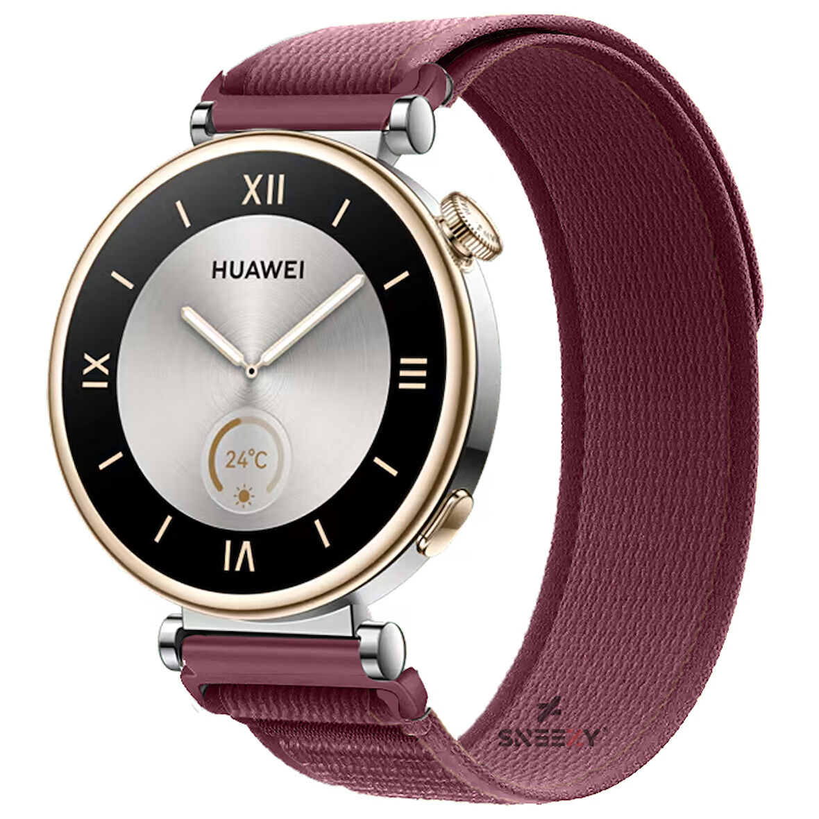 Huawei Watch GT4 41mm Uyumlu Kordon Trail Loop Cırtlı Yumuşak Kumaş Şık Kordon